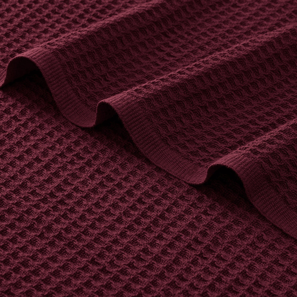 Cotton Waffle Weave Blanket