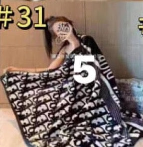 Luxury Dior Throw Blanket