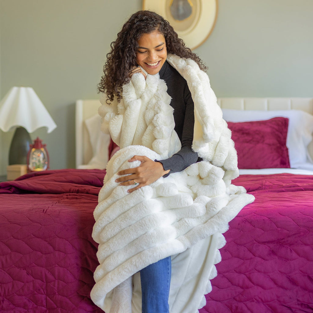 Acadia Faux Fur Throw