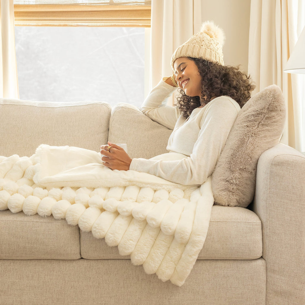 Acadia Faux Fur Throw