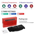 Hailicare Heated Back Massager Belt | Vibration Lumbar Support