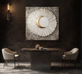 Celestial Grace – Crescent Moon Wall Art for Modern Spaces