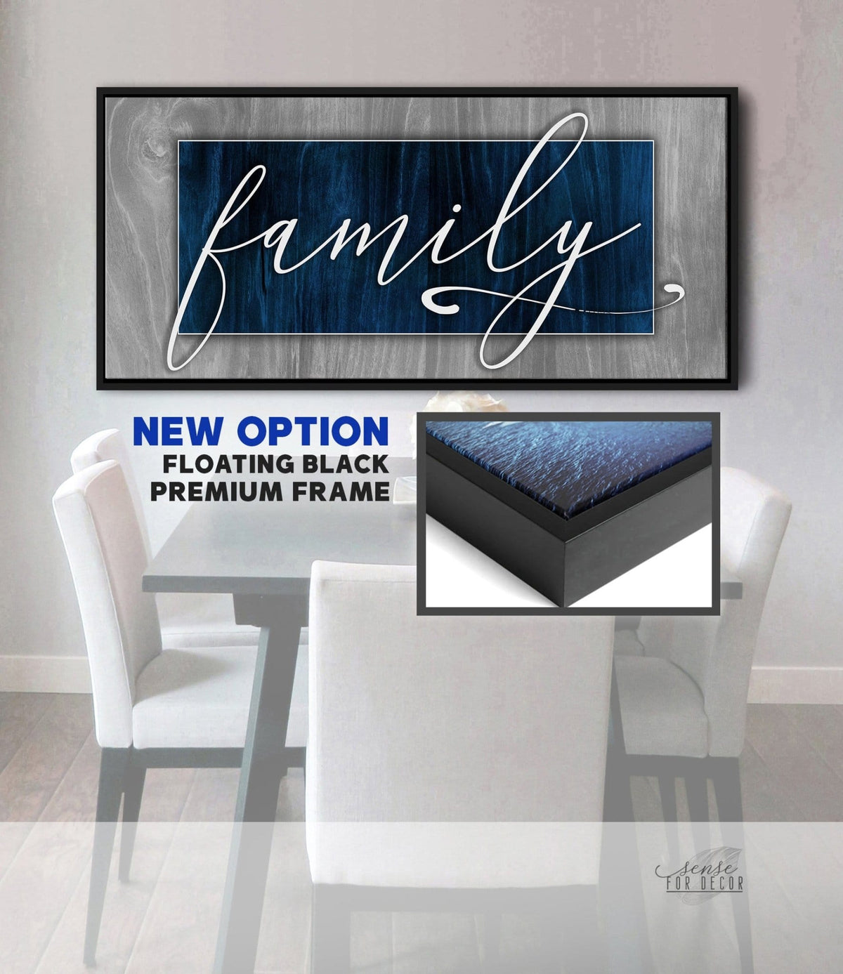 Family Canvas Wall Art – Inspirational Quote Home Décor