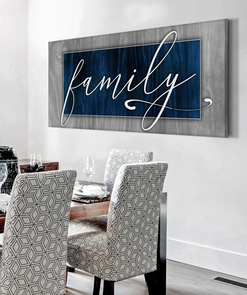 Family Canvas Wall Art – Inspirational Quote Home Décor