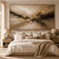 Radiant Burst Wall Art – Hand Painted Atelier Collection