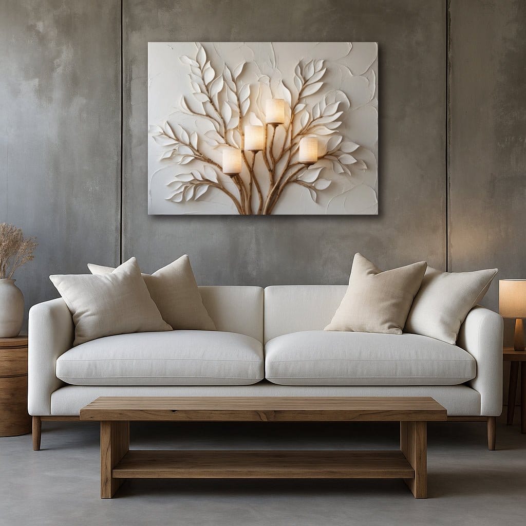 Luminous Roots Tree - Inspired Canvas Wall Art